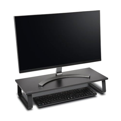 Kensington Extra Wide SmartFit Monitor Stand, Ergonomic Height Adjustable, for Monitors up to 32 Inches and MacBook M1/M2/M3/M4 (K55726WW) Black