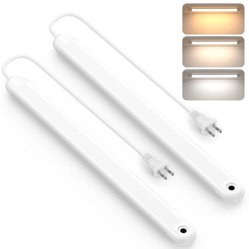 MYPLUS 2 Packs 16" Hand Wave Under Cabinet Lights with 5 Color Temperature - size: 16"-2 Pack