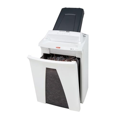 HSM SECURIO AF300 L4 Micro-cut Shredder with automatic paper feed; shreds up to 300 automatically/13 manually; 9 gallon capacity - size: 300 sheet, style: micro cut
