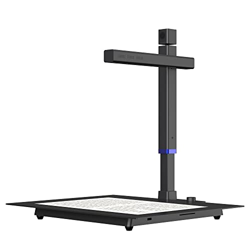 CZUR Shine Surface Pro 16MP Book & Document Scanner | 16MP Document Camera + 2MP Webcam, A3 Scanner for Computer/Laptop, 180+ Languages OCR, Fast Scan 1s/Page, for Windows&Mac