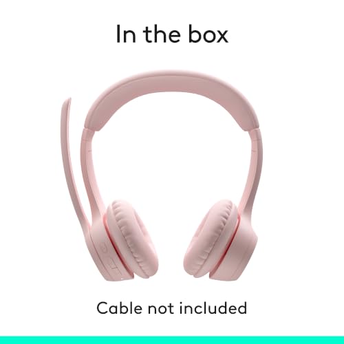 Logitech Zone 300 Wireless Bluetooth Headset with Noise Canceling - Rose - color: Rose
