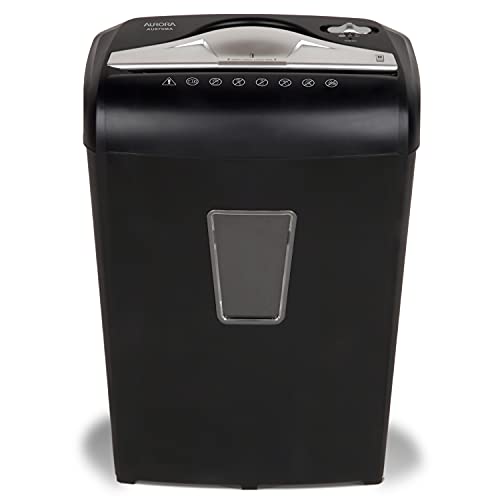 Aurora AU870MA High-Security 8-Sheet Micro-Cut Paper Credit Card Shredder Black - size: 8-Sheet MicroCut