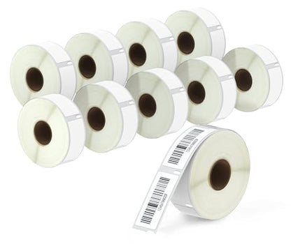 BETCKEY - Compatible DYMO 30336 (1" x 2-1/8") Rerurn Address Labels - Compatible with DYMO Labelwriter 450, 4XL, NOT FIT 550 & 5XL [10 Rolls/5000 Labels] - size: 1" x 2-1/8"