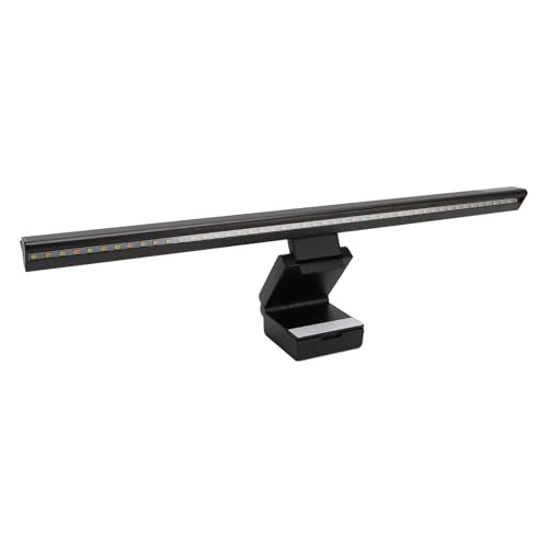 Zunate Computer Monitor Light Bar, Extra Computer Lighting, RGB Backlight LED 3 Gear Dimmable Screen Light Bar, Touch Control Screen Lamp for Office Desk Gaming