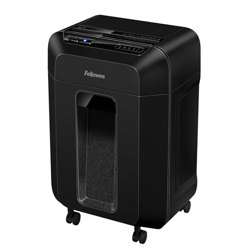 Fellowes AutoMax 100MA 100-Sheet Micro-Cut Autofeed 2-in-1 Paper Shredder for Office/Small Office & Powershred Performance Shredder Oil, 16 oz. Extended Nozzle Bottle (3525010)