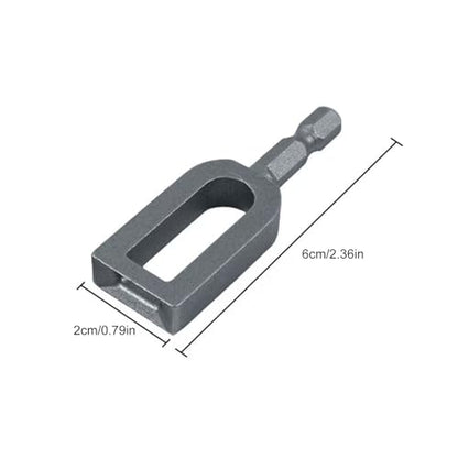 Electric Drill Wire Twister Tool Heavy Duty Metal Binding Machine 1/4 Hex Shank Compatible with Most Power Drills for Fencing Rebar Tying Construction DIY Projects Professional Grade C - size: C