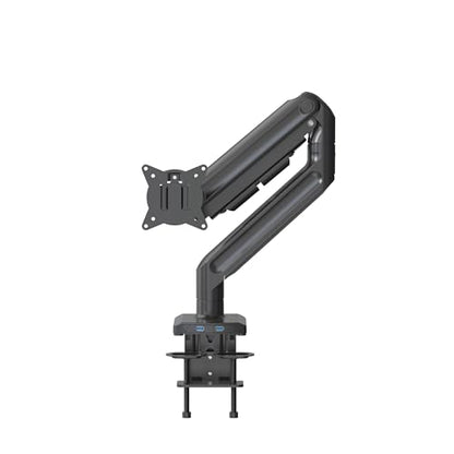 Redragon GMK916 Ultrawide Monitor Mount with USB - Gas Spring Adjustable Arms with VESA 75/100mm, 15-49 Inch Screen Compatibility, C Clamp & Grommet Base, Cable Management, 44lbs Load Capacity - size: Up to 49" Sceens