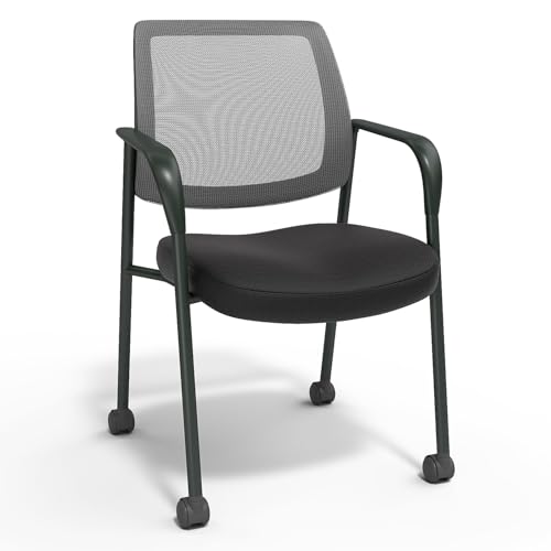 Staples Guest & Reception Chair, Mesh, Black, Lightweight