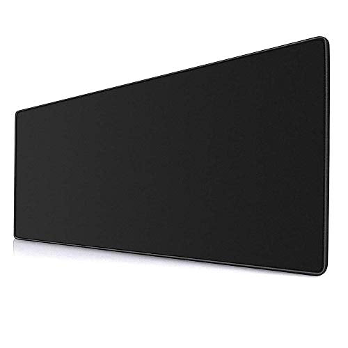 Extra Large Gaming Mouse Pads/Extended Protective Office Desk Mouse Mat Non-Slip Professional Precision Tracking Surface (31.5" x 11.8") for PC Computer Laptop (80x30Black001) - color: 80x30black001