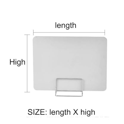 Portable Desk Divider Freestanding Office Partitions PVC Table Screens for Classroom & Students 60 x 30 cm 2Pack Ideal for Home & Workspaces - size: 60X30CM