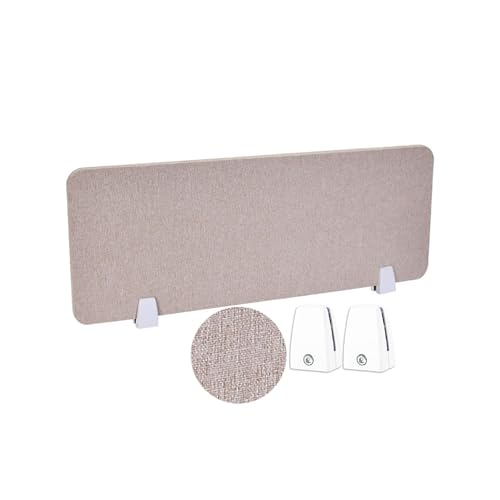Acoustic Desk Divider Mounted Privacy Panel Privacy Partition Screen Increase Private Space and Reduce Noise Suitable for Classrooms, Homes, Offices, Libraries(Beige,30X120CM) - color: Beige, size: 30X120CM