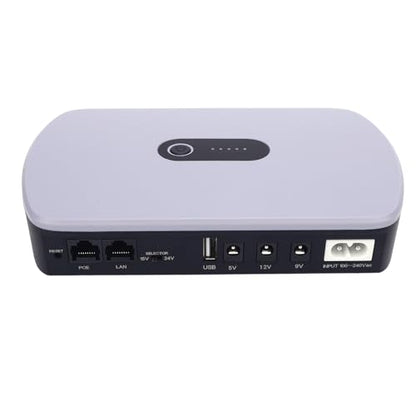 10400mAh Portable LFP UPS Battery Backup Power Supply for Router Modem Devices Compact Energy Star Certified 100 240V US Plug