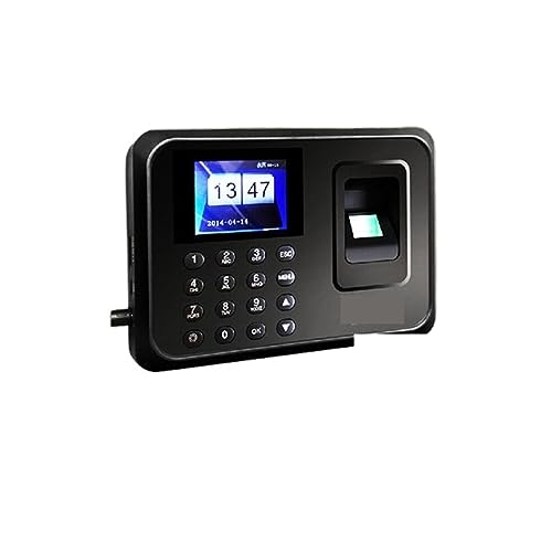 USB Drive Flash Biometric Fingerprint Time Clock Recorder Attendance Employee Machine Punch Card ID Reader System, 1-A - size: A