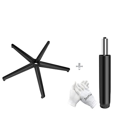 Heavy Duty Gas Lift Hydraulic/Pneumatic Piston for Office Chair,Desk Chair Base Replacement Reinforced Metal Leg