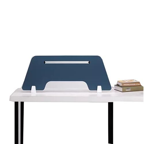 Freestanding Desk Privacy Divider, Sound Proof Dividers, Shields Panels Cubicle Wall for Students and Office Divider (Color : Blue-A, Size 3 - color: Blue-a, size: 30X80X0.5CM