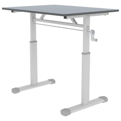 32x24 Inch Height Adjustable Standing Desk - color: Grey, size: 23.6 × 31.49