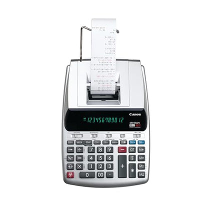Canon Office Products 2202C001 Canon MP25DV-3 Desktop Printing Calculator with Currency Conversion, Clock & Calendar