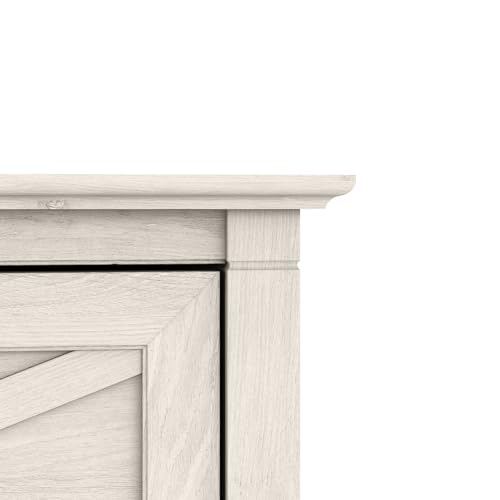 Bush Home Key West 2 Drawer Lateral File Cabinet in Linen White Oak, Document Storage for Home Office, Accent Chest with Drawers - color: Linen White Oak