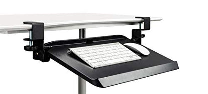 Mobotron Clamping Under-Desk Keyboard Tray with Ergonomic 3-Angle Adjustment