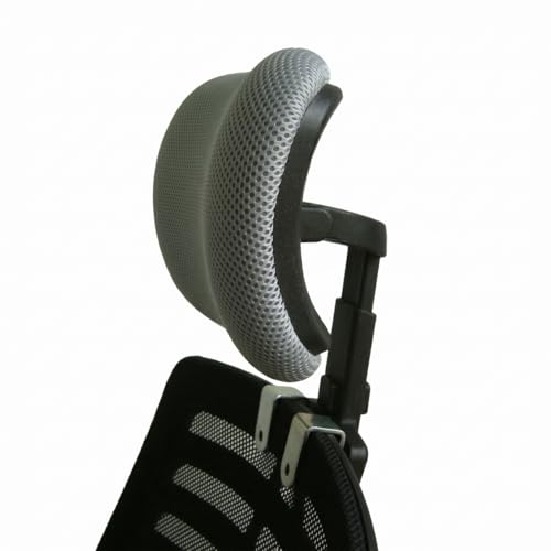 Office Chair with headrest, Office Chair Headrest Attachment, Ergonomic Mesh No-Drill Easy Install Adjustable Height & Angle, M - color: M