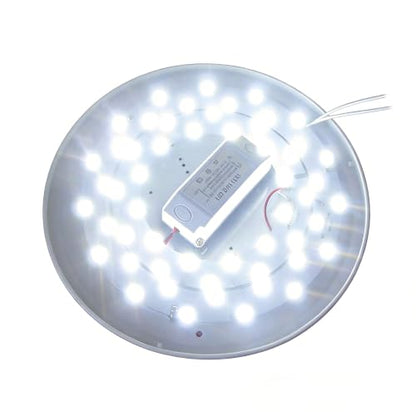 Ledy 33w Led Ceiling Light Fixtures Retrofit Board Replacement Panel 9.84 Inch 3630lm Light Bulb Replace Incandescent Fluorescent Bulb Round Tube (Warm White)