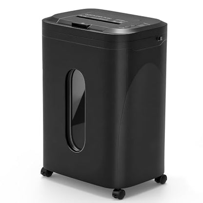 250-Sheet Paper Shredder Auto Feed, Commercial Shredders Heavy Duty, 60 Min Non-Stop, P-5 Ultra Security Shredder for Home Office, Micro Cut with Wheels, 8.72 Gal Bin, <60 dB(OL380) - size: 250 Sheet Auto Feed