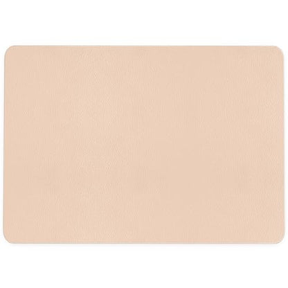 Nekmit Leather Desk Blotter Pad 17 x 12 Inches, Flat, Non-Slip, Waterproof, Apricot - color: Apricot, size: 12" x 17"