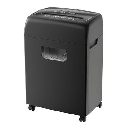 18-Sheet Heavy Duty Cross-Cut Paper Shredder with 5.28 Gallon Pullout Bin - P-4 Security Level Paper Shredder for Home Office Use, 45-Min Continuous Operation & Ultra-Quiet 62 dB Performance