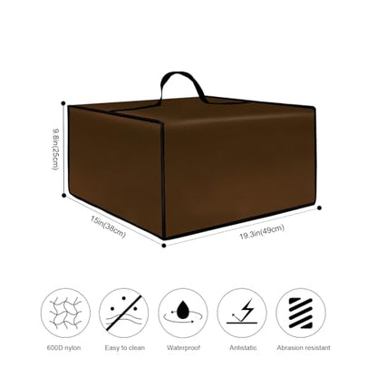 Printer Dust Cover for HP OfficeJet Pro 8125e / Pro 9125e Printers - color: Brown