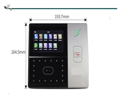 Time Clock for Small Businesses ID Card Battery Face Terminal Time Attendance and Access Contro Time Attendance for Small Businesses(Id WiFi) - size: Id wifi