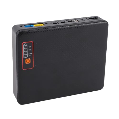 Eujgoov 20800mAh Mini UPS Battery Backup Power Supply with DC Output, Li Battery, for Router Modem Security Camera (US Plug)