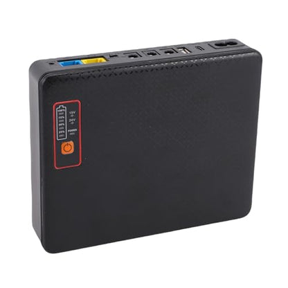 Eujgoov 20800mAh Mini UPS Battery Backup Power Supply with DC Output, Li Battery, for Router Modem Security Camera (US Plug)