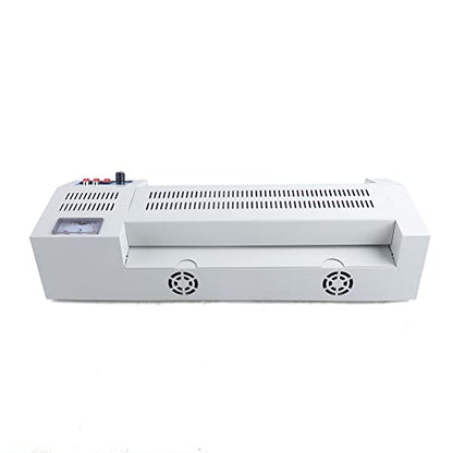 110V 600W Electric Thermal Laminator Machine for A4/A3 Paper Hot/Cold Roll Laminating Machine No Bubbles Machine,Commercial Laminator Machine for Office School Business Use