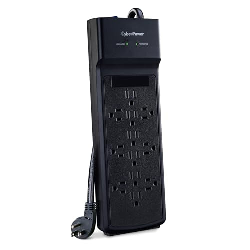 CyberPower CSB1206 Essential Surge Protector (Pack of 6) - size: 1.7" x 4.1" x 12" (Pack of 6)