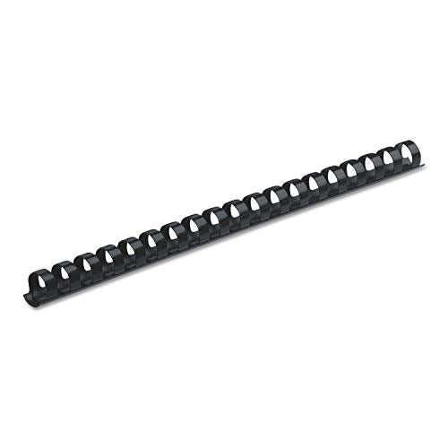 Fellowes Plastic Combs - Round Back, 3/8 Inch, 100 pack, Navy (52505) - color: Navy
