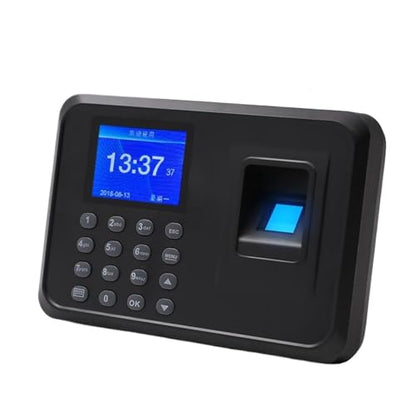 Biometric Fingerprint Time Attendance Machine Employee Recognition Device Electronic Staff Worker Check in Record Clock Recorder