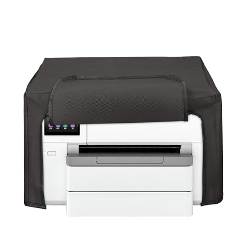 kwmobile Dust Cover Compatible with HP OfficeJet Pro 9730e - Printer Case - Fabric Protector Cover - Dark Grey - color: dark grey