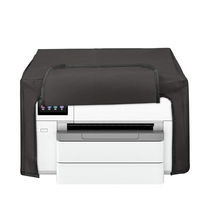 kwmobile Dust Cover Compatible with HP OfficeJet Pro 9730e - Printer Case - Fabric Protector Cover - Dark Grey - color: dark grey