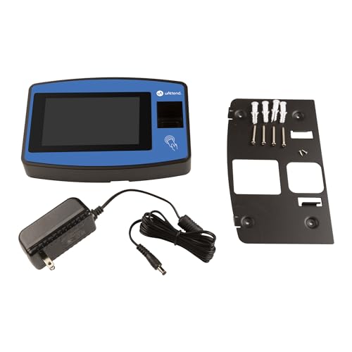 uAttend NX2500 Biometric Fingerprint, RFID, PIN Time Clock for Small Business – Cloud-Based Attendance System with Optional Payroll Integration – All-in-One System