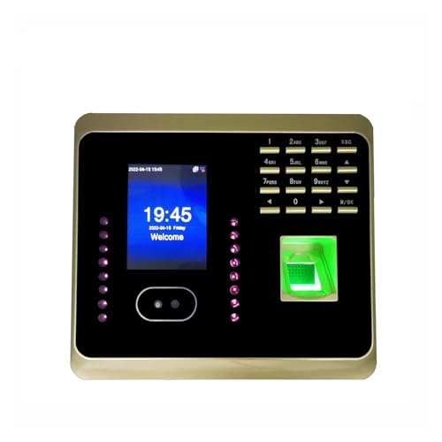 WiFi Biometric Face Attendance System Fingerprint Time Clock for Small Businesses Employee Attendace Management Electronic Device for Offices, Factories, Hotels, Schools and More