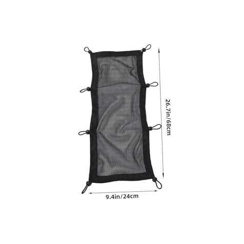 VILLCASE 1set Desk Wire Management Net Bag Table Bottom Socket Storage Mesh Cable Organizer for Under Desk