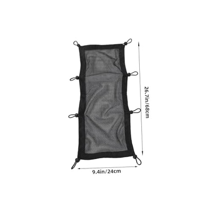 VILLCASE 1set Desk Wire Management Net Bag Table Bottom Socket Storage Mesh Cable Organizer for Under Desk