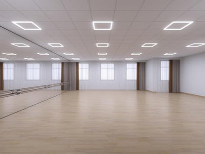 Flat Panel Light 2x2 Ft 2 Pack Led Frame Panel, Border Glow Light 45W 3600Lm Suitable for Offices, Shops, Bathrooms etc with Integrated Ceilings - size: 2 pcs