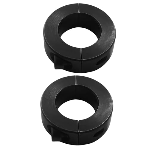 2 Pcs Office Chair Sinking Fix Kit, Black | Heavy Duty Steel Cylinder Clamp Stop, Repair Tools to Adjust Height Without Replacing Gas Lift, No Tools Needed