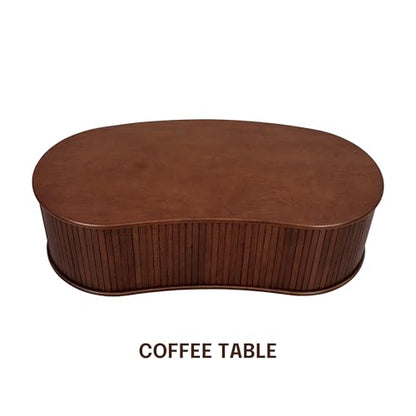 NTC Ripple (Coffee Table, Dark Walnut) - color: Dark Walnut, style: Coffee Table