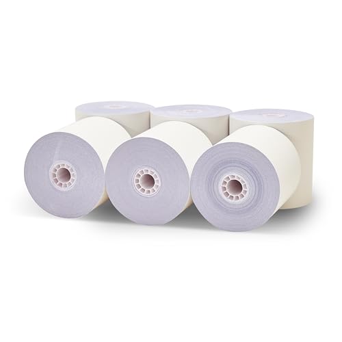 3 X 65' 3-ply White/Canary/Pink Carbonless Kitchen Paper 50 Rolls TMU 220, 50 Rolls - size: 3" x 65' 3-Ply W/C/P