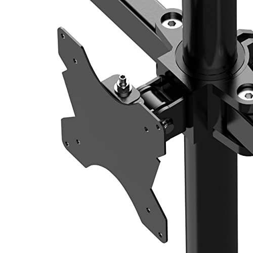 Rocelco Premium Triple Monitor Desk Mount - Standard Pattern Fits 13" - 27" LED LCD Flat Computer Screen - Three Articulated Full Motion Adjustable Arms - Grommet and C Clamp - Black (R DM3) - style: 3 Monitor
