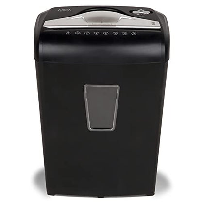 Aurora High-Security 8-Sheet Micro-Cut Paper Credit Card Shredder Black - style: 8-Sheet Micro-cut