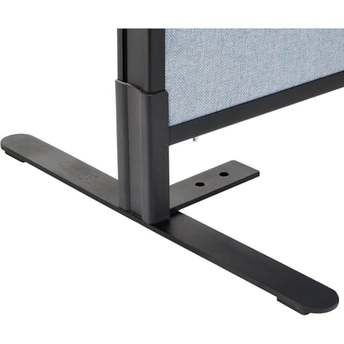 Global Industrial Freestanding Office Partition Panel, Blue, 36.25 Inch Width x 42 Inch Height, 1 Piece, for Office Design and Workplace Productivity