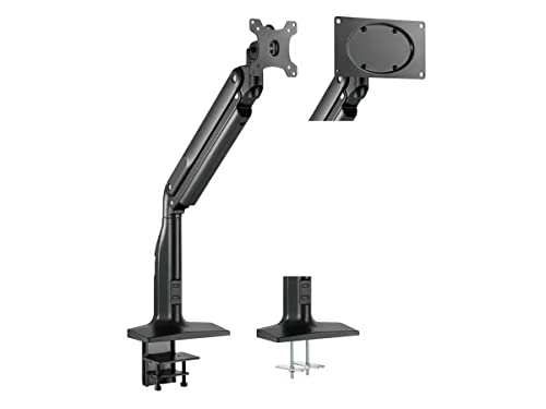 Monoprice Heavy-Duty Single-Monitor Full-Motion Adjustable Gas-Spring Desk Mount for 32-49in Screen Computer Monitor Stand - Workstream Collection